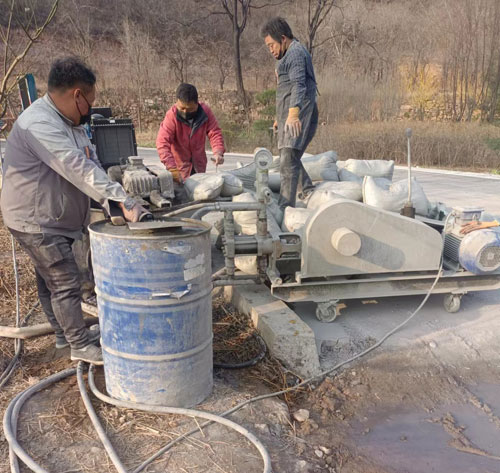 莱阳路面下沉注浆